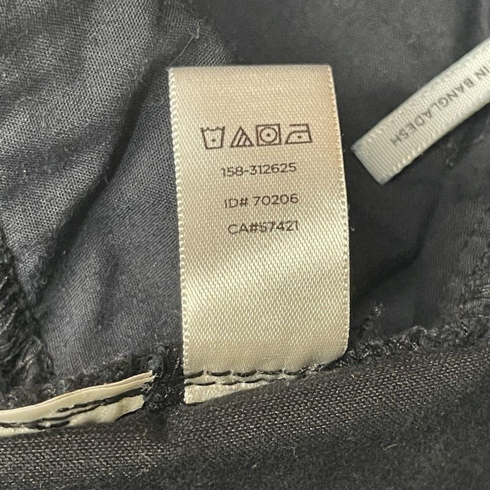 Loft Jeans Womens 6 28 Black Corduroy Modern Straight Cords Minimalist Stretch - Picture 11 of 12